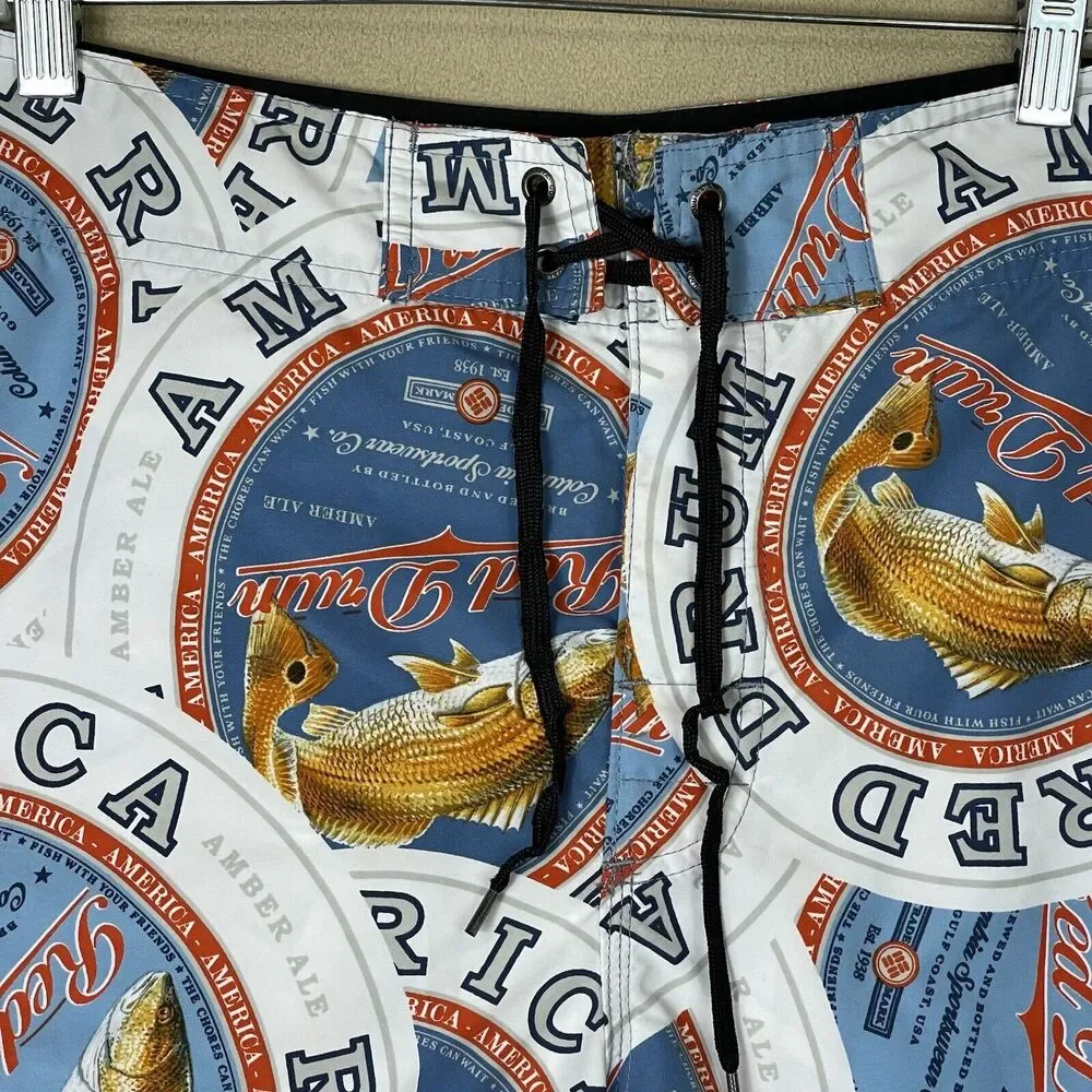 Columbia‎ Shorts Adult 36 Multicolor PFG Fishing Swim Trunk Board Shorts Mens
